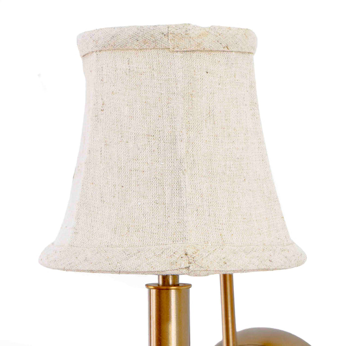 Sapphira Brass Wall Scone