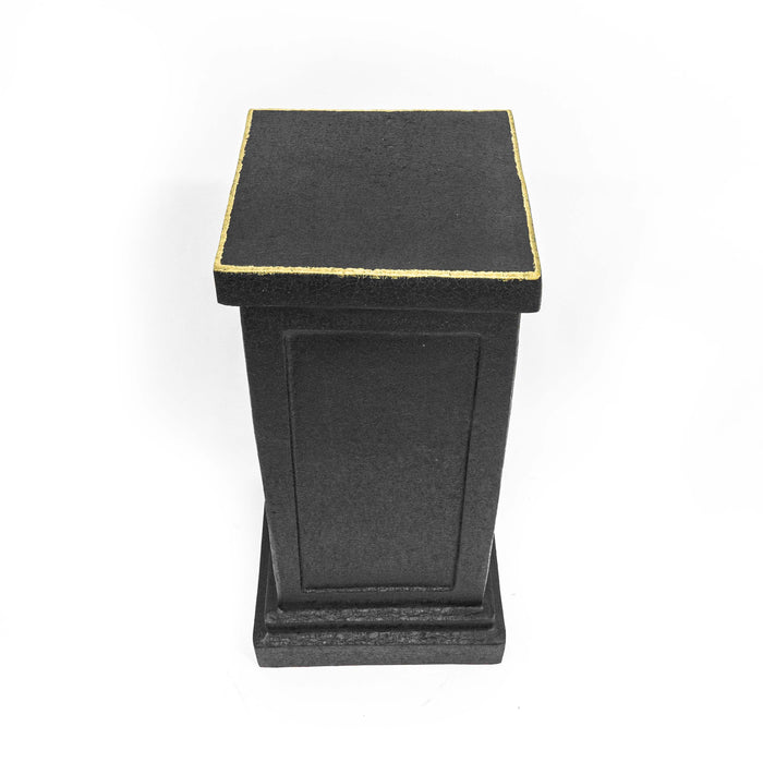 Zushi Pedestal - Black And Gold