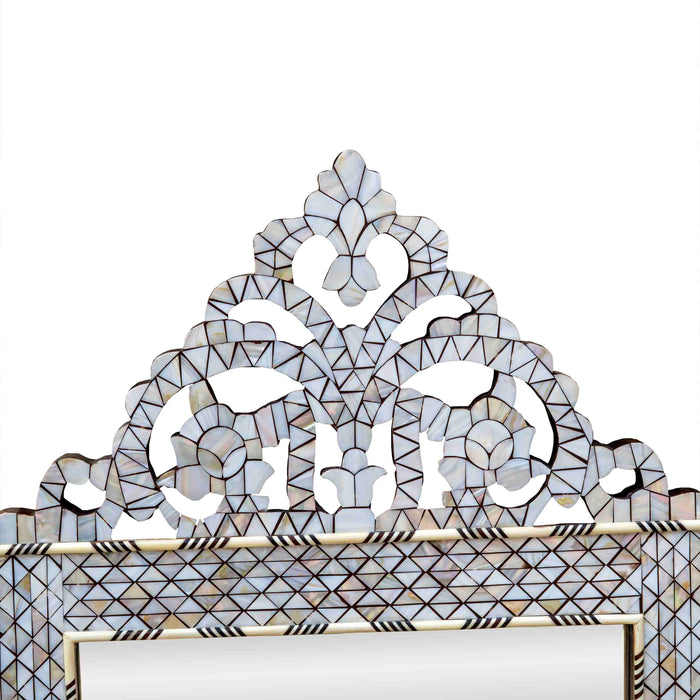 Azira Mop Inlay On Wood Mirror