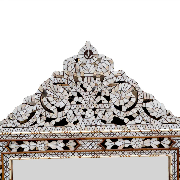 Eyena Mop Inlay On Wood Mirror