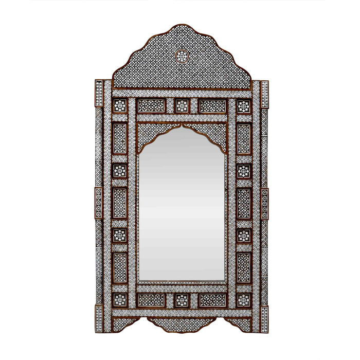 Haya Mop Inlay On Wood Mirror
