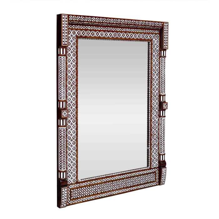 Zeva Mop Inlay On Wood Mirror