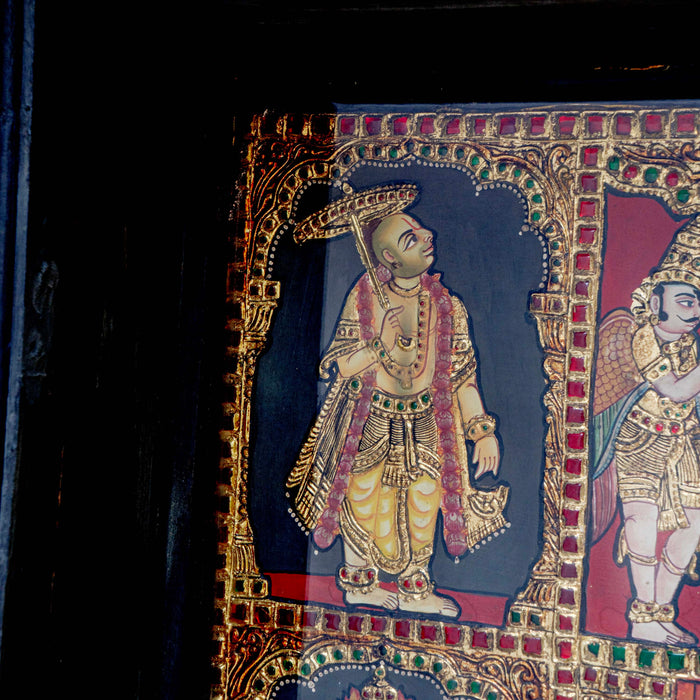RAMA PATTABHISHEKAM TANJORE PAINTING