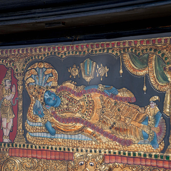 RAMA PATTABHISHEKAM TANJORE PAINTING