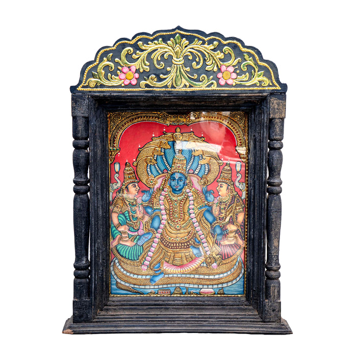 VAIKUNTA NARAYANA TANJORE PAINTING