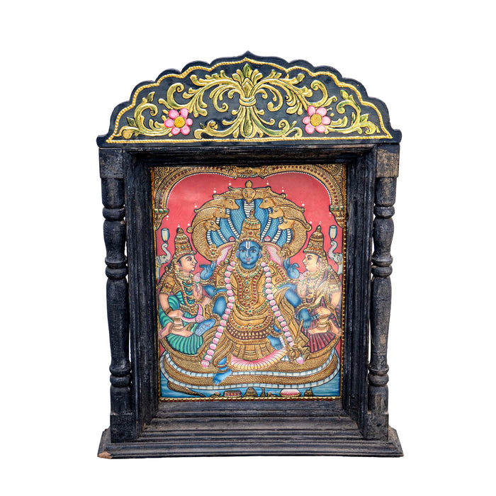 VAIKUNTA NARAYANA TANJORE PAINTING