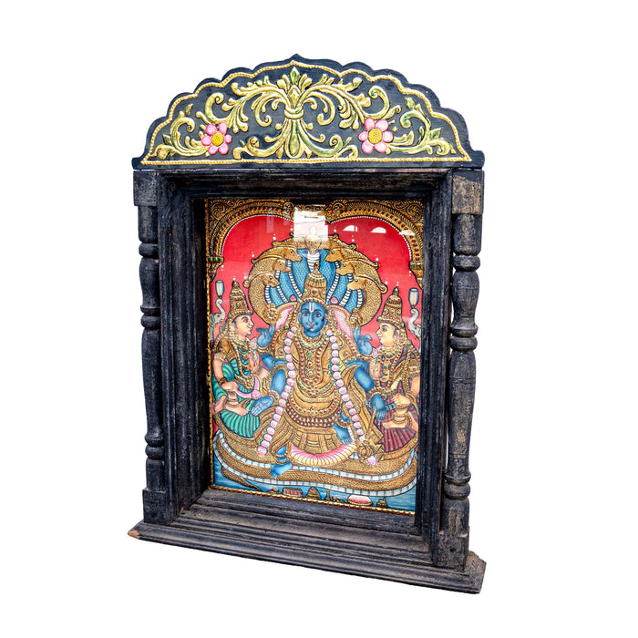 VAIKUNTA NARAYANA TANJORE PAINTING