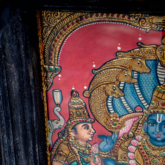 VAIKUNTA NARAYANA TANJORE PAINTING