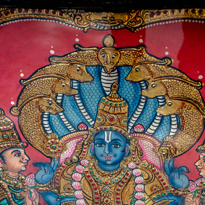 VAIKUNTA NARAYANA TANJORE PAINTING