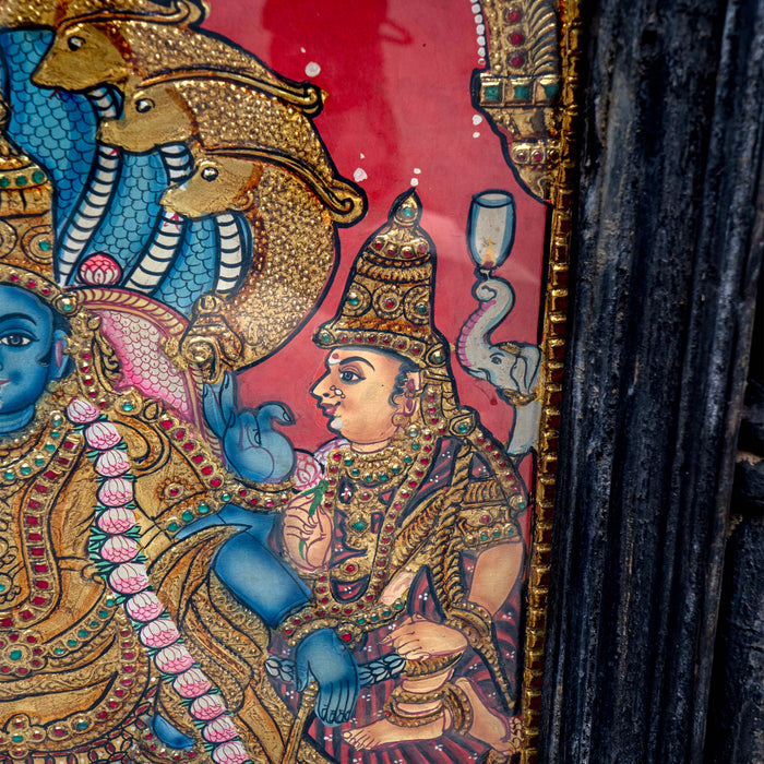VAIKUNTA NARAYANA TANJORE PAINTING