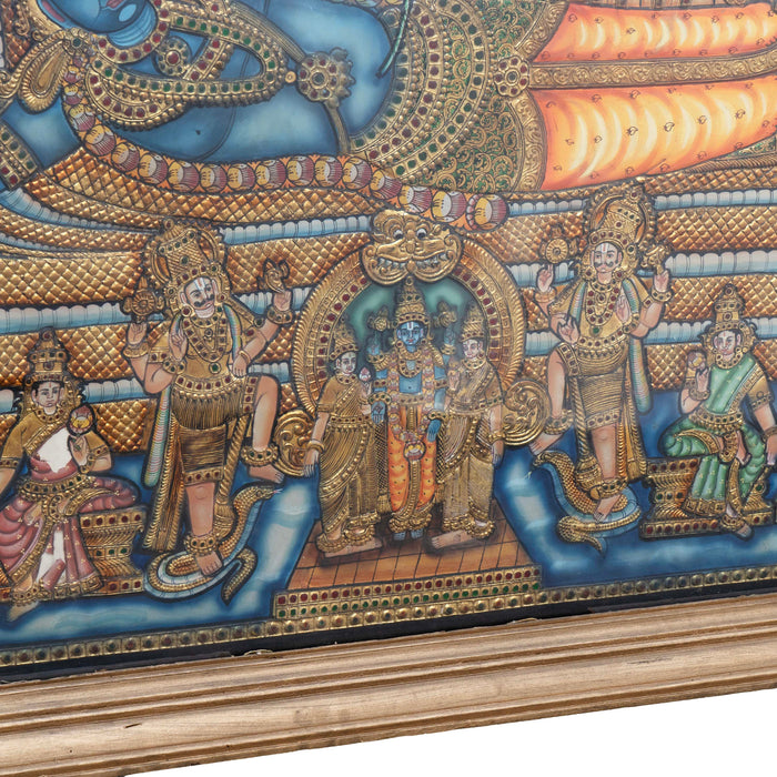 ANANTHAPADMANABHA SWAMY TANJORE PAINTING