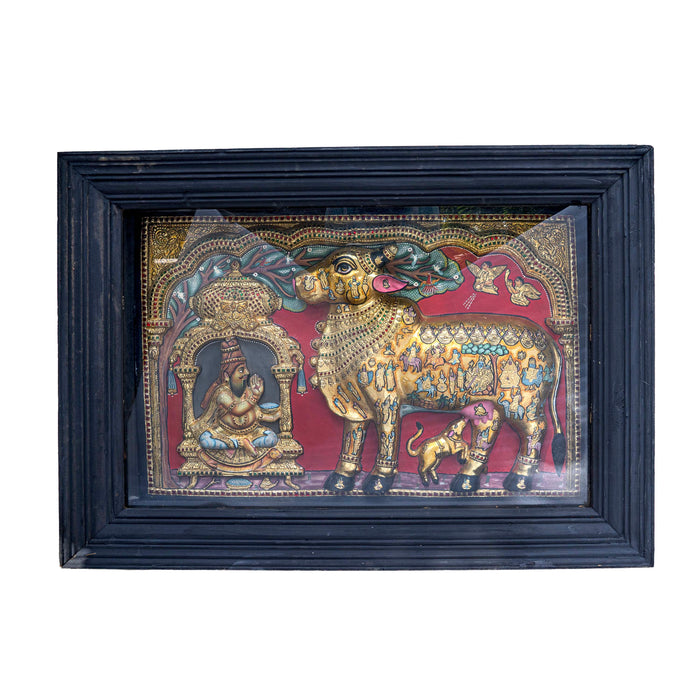KAMADHENU TANJORE PAINTING