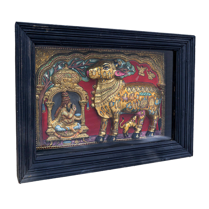 KAMADHENU TANJORE PAINTING