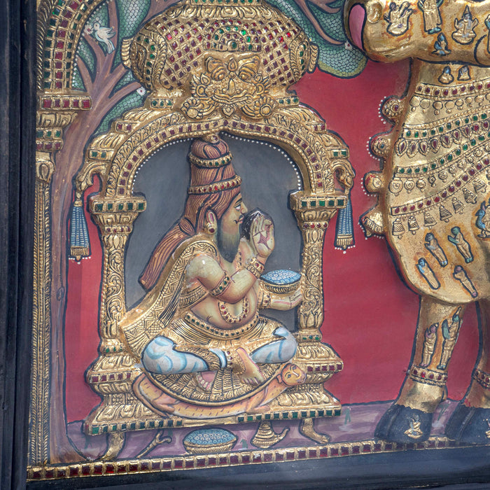 KAMADHENU TANJORE PAINTING