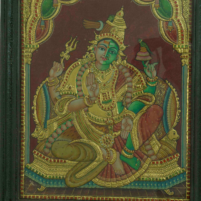 Arthanarieswarer Tanjore Painting