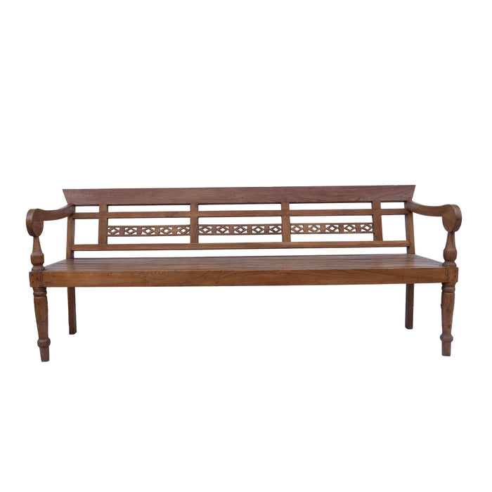 Gitik Teak Wood Bench