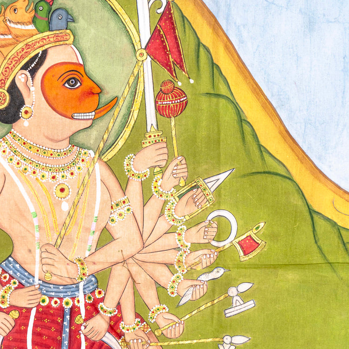 SHRI SAHASTRA HANUMAN JI PICHWAI PAINTING