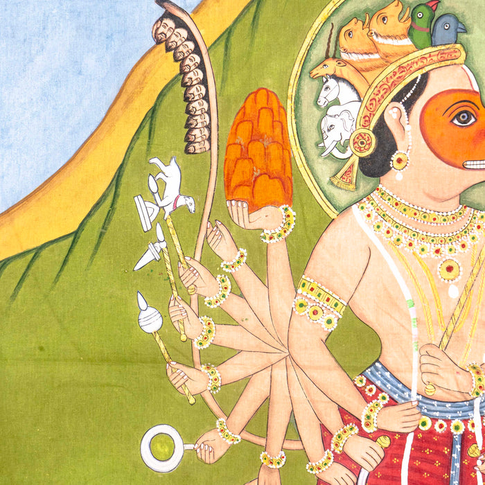 SHRI SAHASTRA HANUMAN JI PICHWAI PAINTING