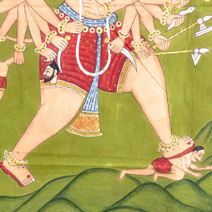 SHRI SAHASTRA HANUMAN JI PICHWAI PAINTING