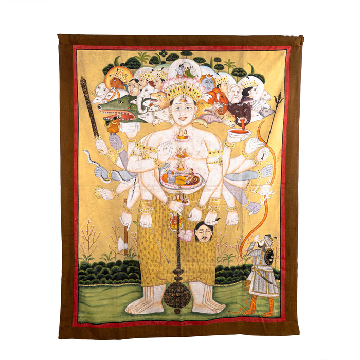 SHRI SARVATRA VIRAT SHRI VISHNU SWAROOP PICHWAI PAINTING
