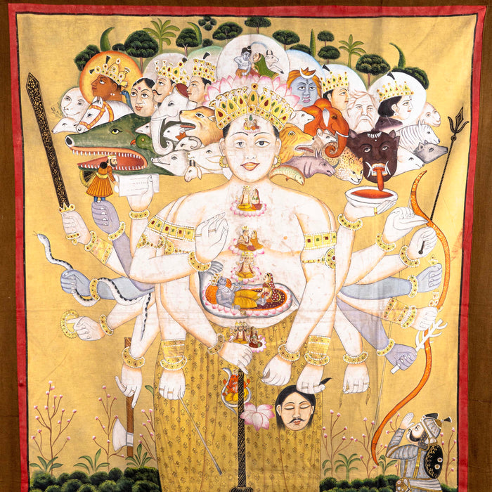 SHRI SARVATRA VIRAT SHRI VISHNU SWAROOP PICHWAI PAINTING