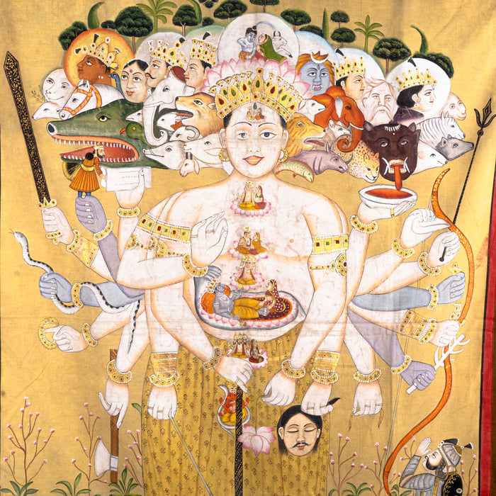 SHRI SARVATRA VIRAT SHRI VISHNU SWAROOP PICHWAI PAINTING