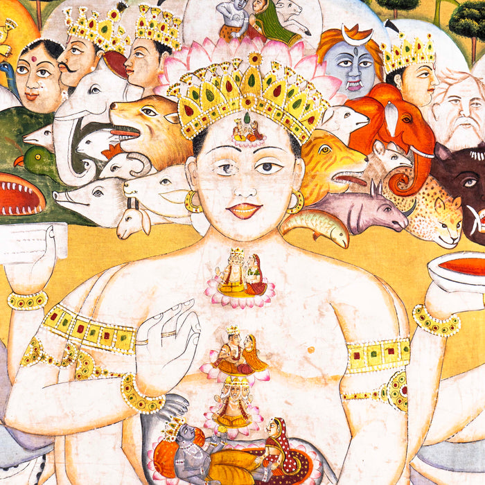 SHRI SARVATRA VIRAT SHRI VISHNU SWAROOP PICHWAI PAINTING