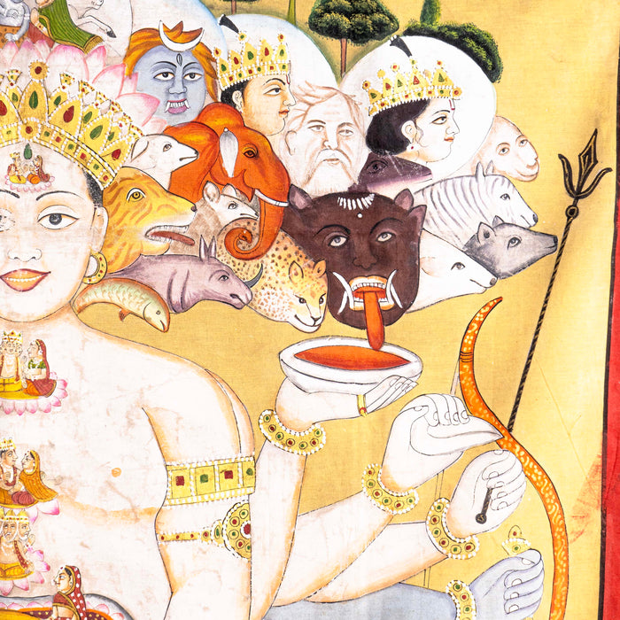 SHRI SARVATRA VIRAT SHRI VISHNU SWAROOP PICHWAI PAINTING