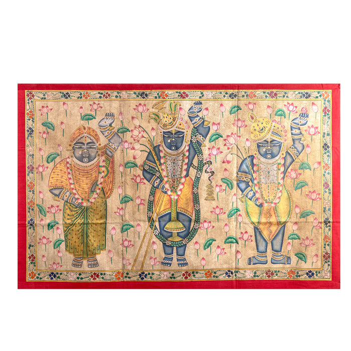 SHRI SWAMINIJI AND SHRI PAT MANGLA SWAROOP PICHWAI PAINTING