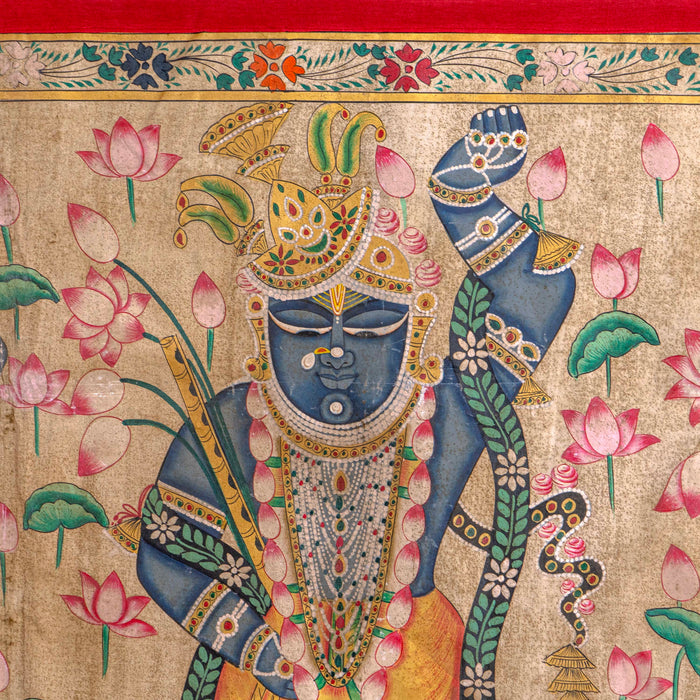 SHRI SWAMINIJI AND SHRI PAT MANGLA SWAROOP PICHWAI PAINTING