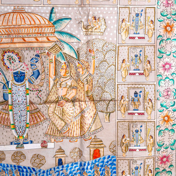 UTSAV SWAROOP SHRI SHARAD LEELA PICHWAI PAINTING
