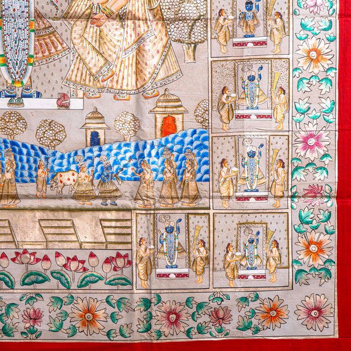 UTSAV SWAROOP SHRI SHARAD LEELA PICHWAI PAINTING