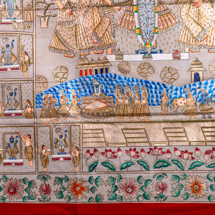 UTSAV SWAROOP SHRI SHARAD LEELA PICHWAI PAINTING