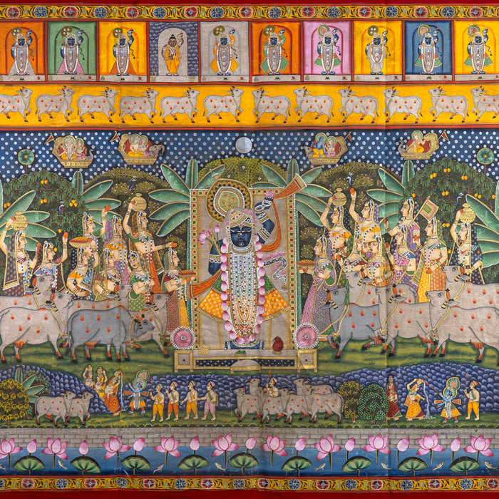 UTSAV SWAROOP SHRI SHARAD LEELA PICHWAI PAINTING