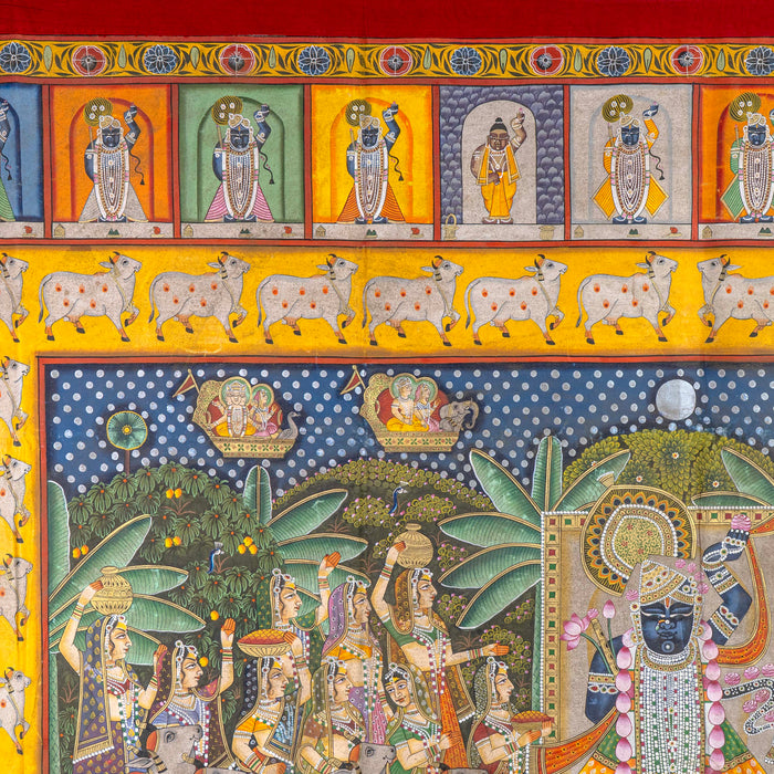 UTSAV SWAROOP SHRI SHARAD LEELA PICHWAI PAINTING