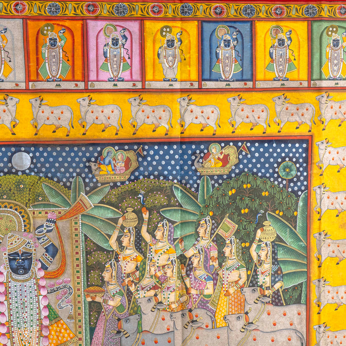 UTSAV SWAROOP SHRI SHARAD LEELA PICHWAI PAINTING