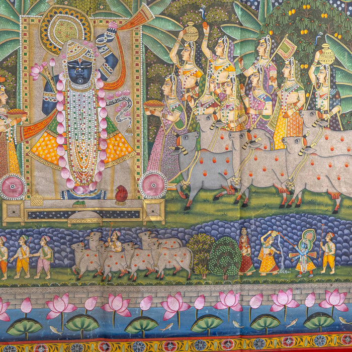 UTSAV SWAROOP SHRI SHARAD LEELA PICHWAI PAINTING