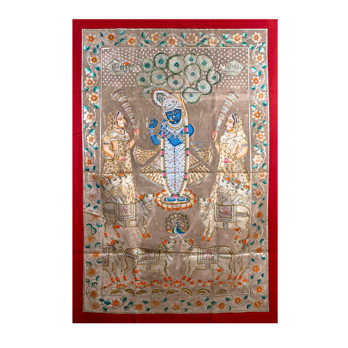 SHRI GOKUL SWAROOP GOPASHTAMI LEELA PICHWAI PAINTING