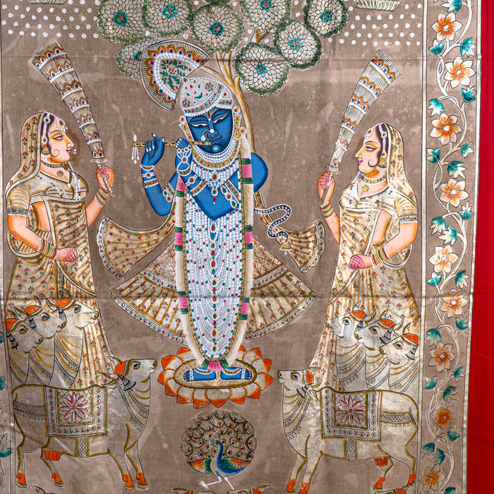 SHRI GOKUL SWAROOP GOPASHTAMI LEELA PICHWAI PAINTING