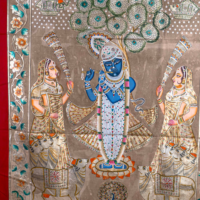 SHRI GOKUL SWAROOP GOPASHTAMI LEELA PICHWAI PAINTING