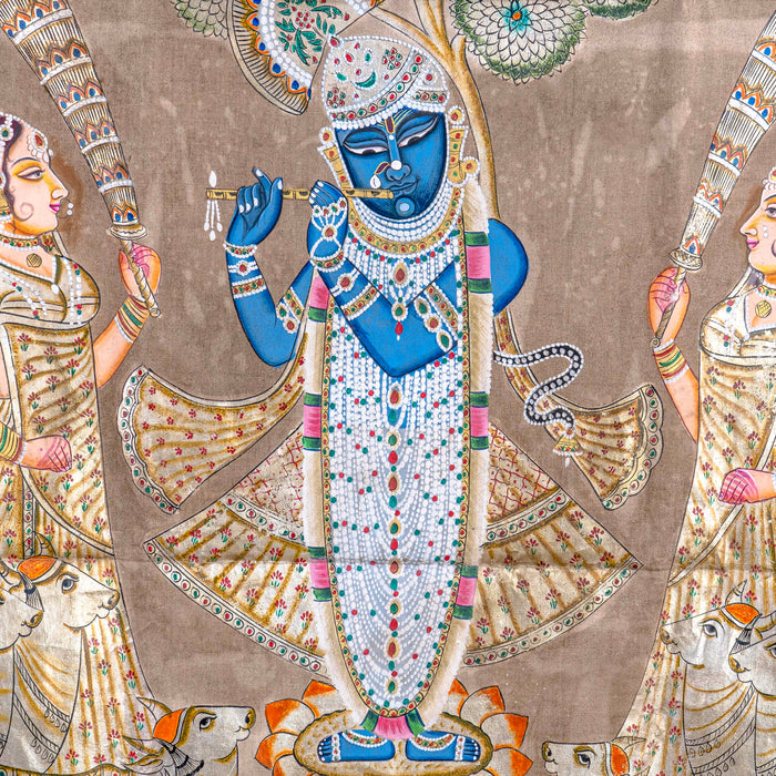 SHRI GOKUL SWAROOP GOPASHTAMI LEELA PICHWAI PAINTING