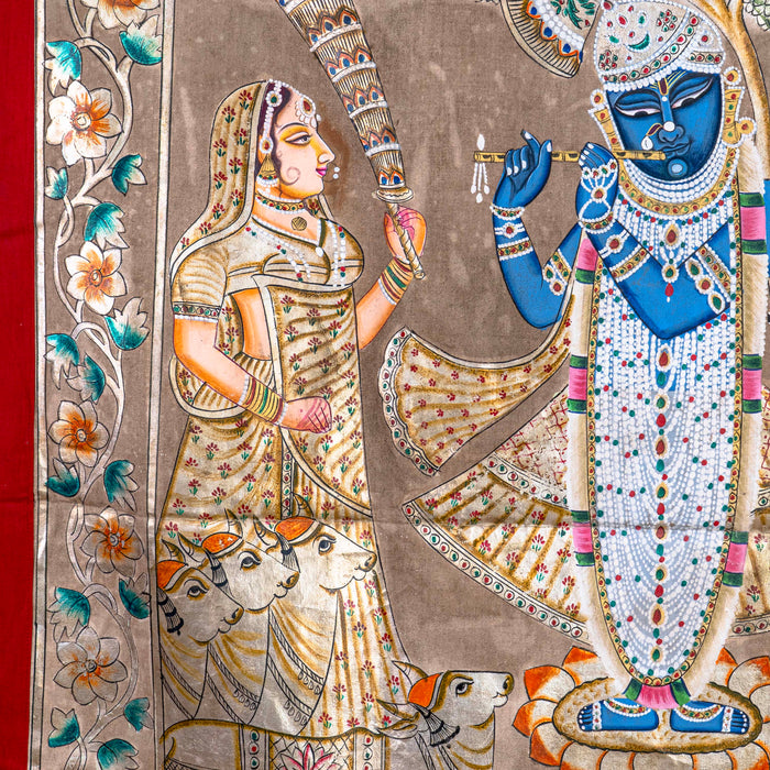 SHRI GOKUL SWAROOP GOPASHTAMI LEELA PICHWAI PAINTING