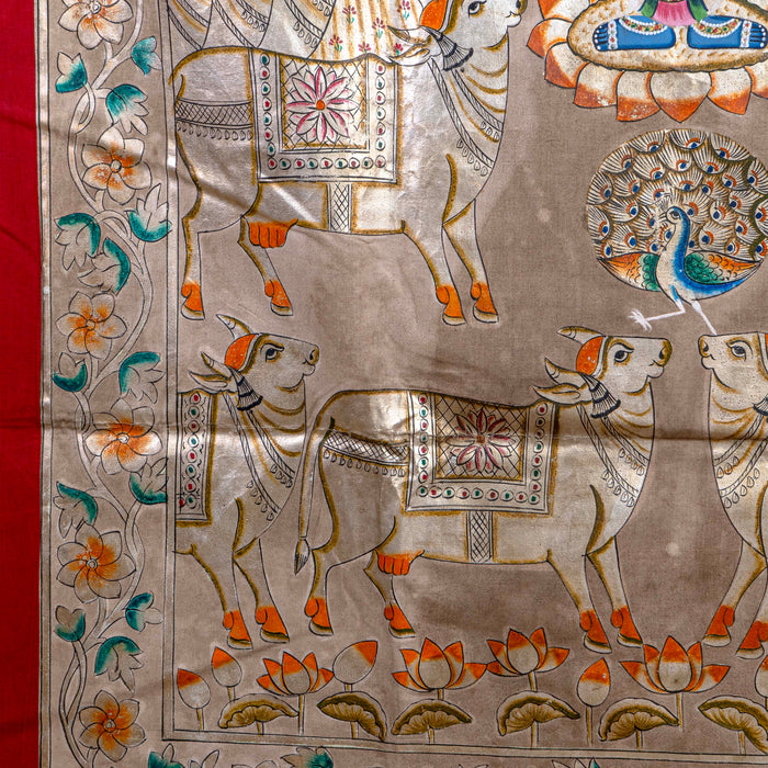 SHRI GOKUL SWAROOP GOPASHTAMI LEELA PICHWAI PAINTING