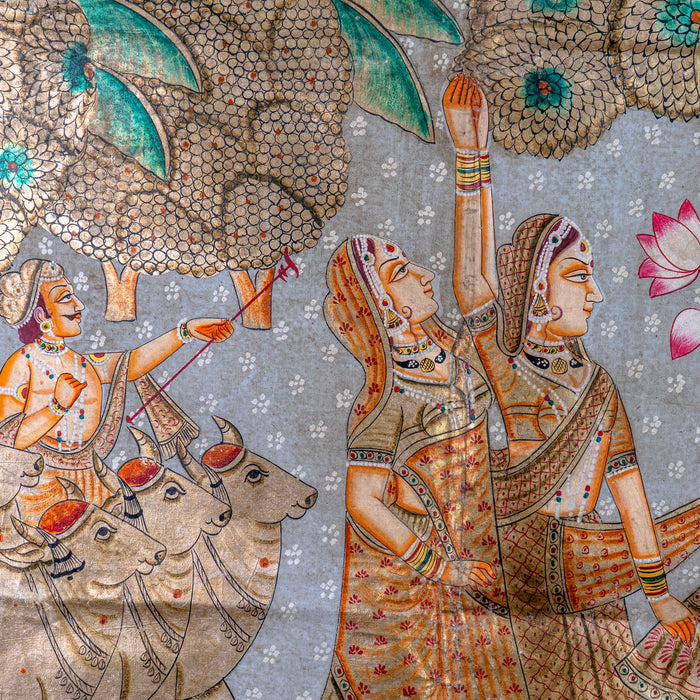 SHRI SHARAD LEELA AB PICHWAI PAINTING