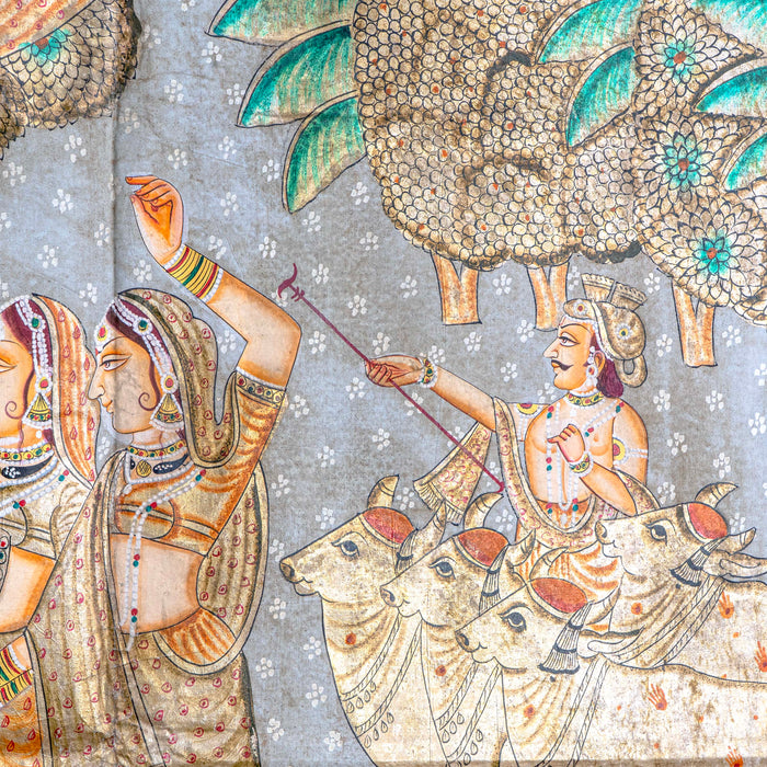 SHRI SHARAD LEELA AB PICHWAI PAINTING
