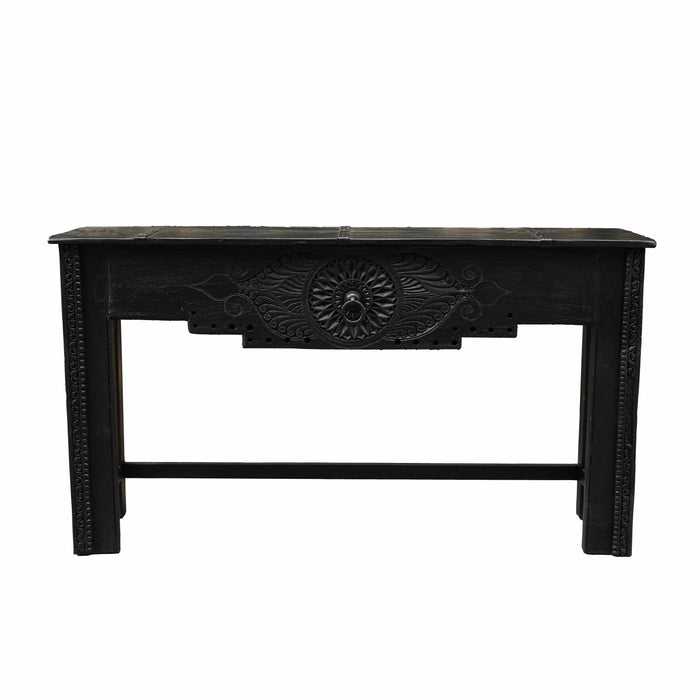 Qayaas Teak And Mango Wooden Console Table