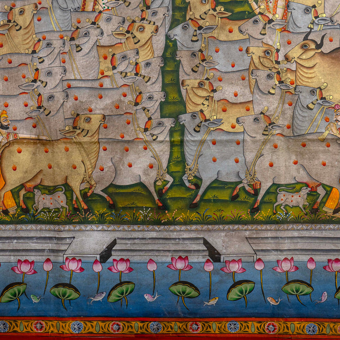 SHRIRATNJI & SHRI DAU BABA UTSAV SWAROOP PICHWAI PAINTING