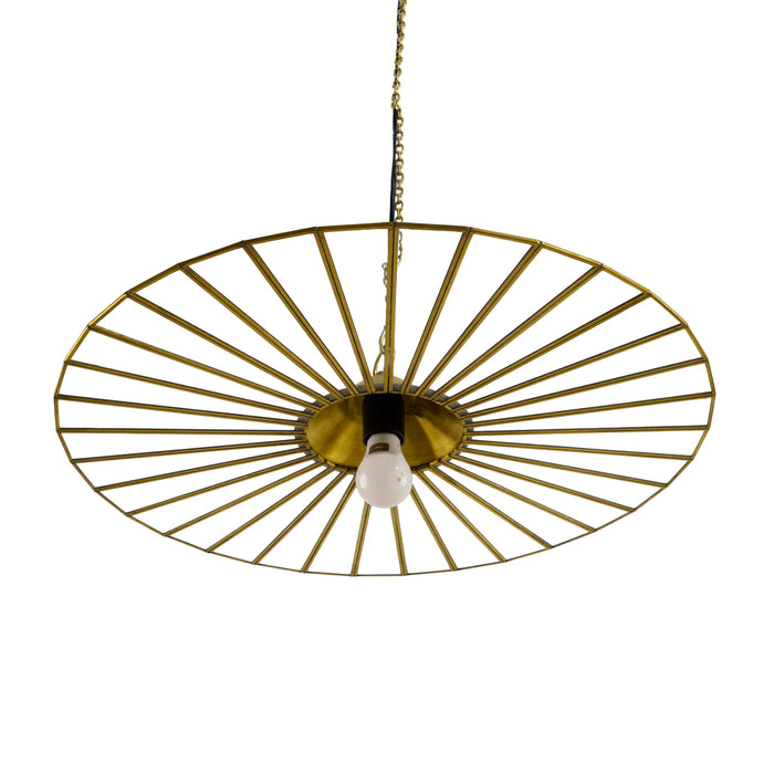 Circular Wheel Pendant Light