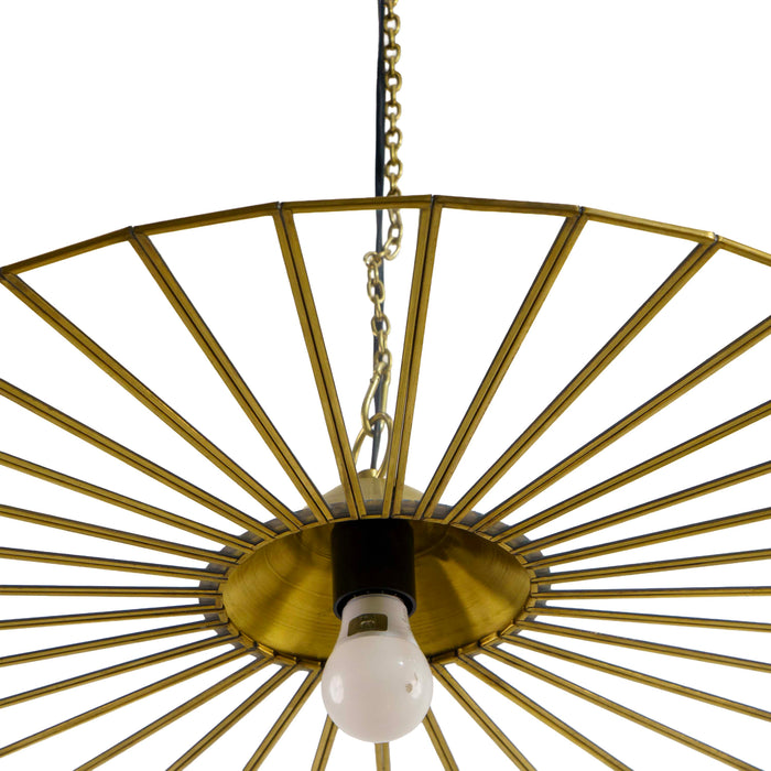Circular Wheel Pendant Light