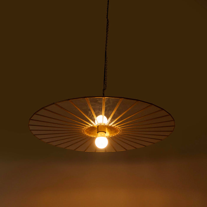 Circular Wheel Pendant Light